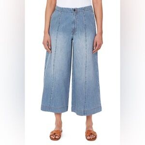 Kenzie High Rise Wide Leg Gaucho Jeans